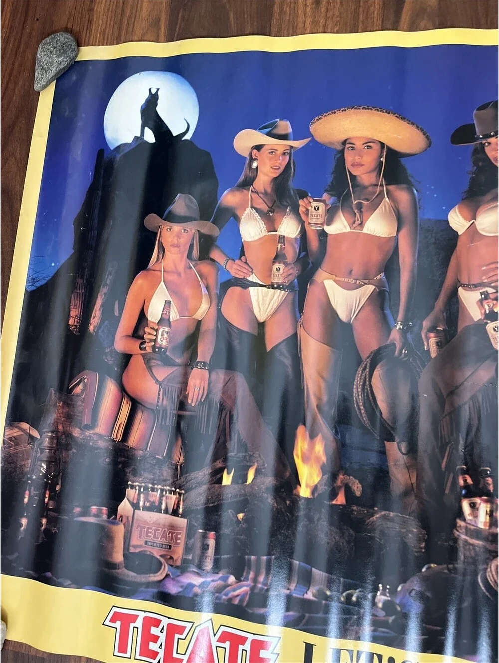 Budweiser Rolling Stones 94 Tour Voodoo Lounge Paper & Tecate Promo Posters Lot